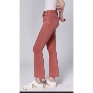 DEAR‎ JOHN JEANNE FLARE JEAN TERRACOTTA SALMON RED  WOMEN'S SIZE 30